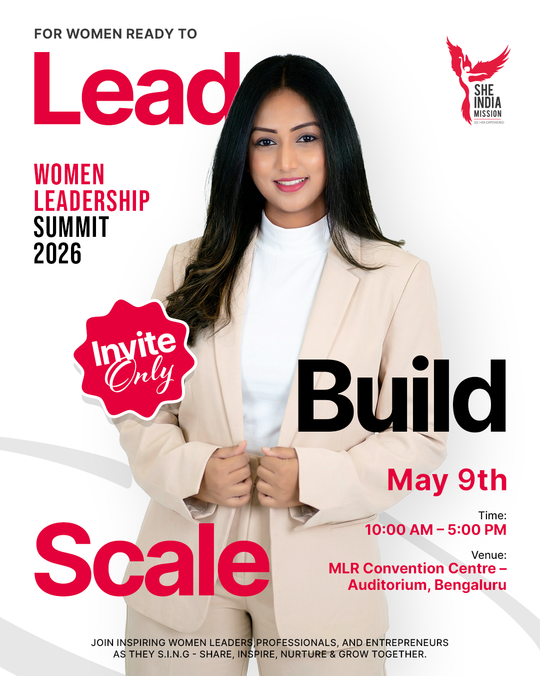 SHE LEADS 2026 – Women Leadership Summit | Bengaluru