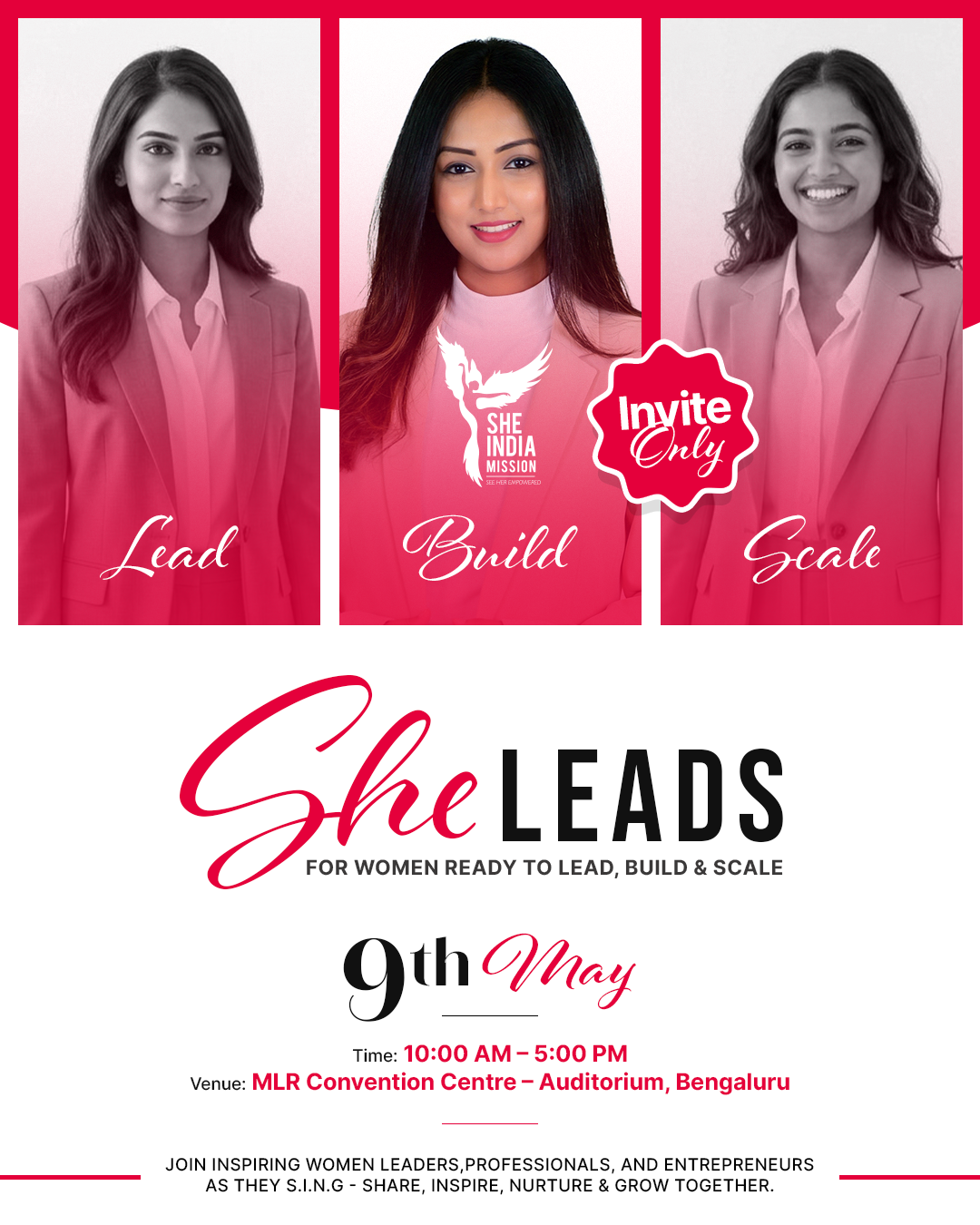 SHE LEADS 2026 – Women Leadership Summit | Bengaluru